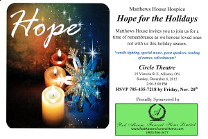 Email for Hope for the Holidays